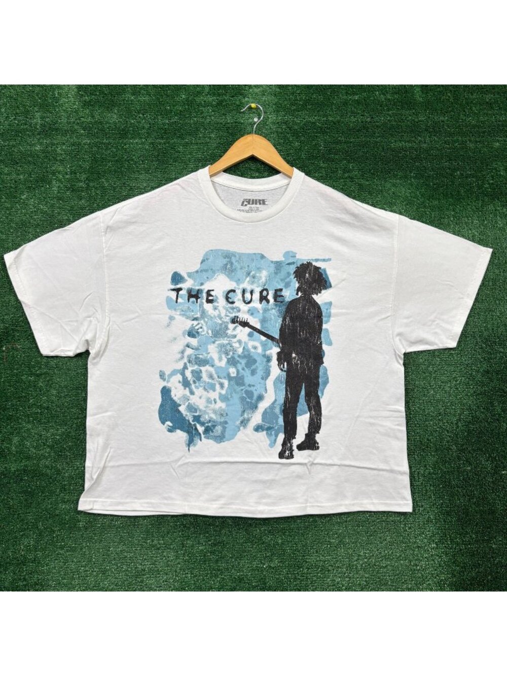 The Cure Boys Don't Cry Gothic Metal Band Oversized T-Shirt Size Large
